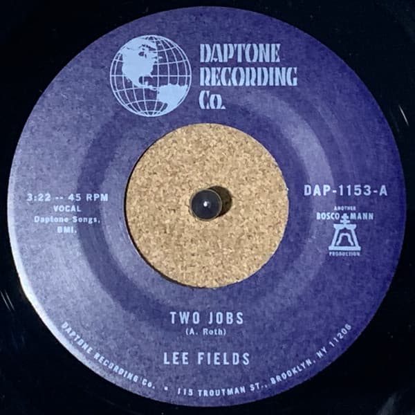 Lee Fields — Two Jobs / Save Your Tears For Someone New